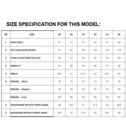 1662ladysizechart
